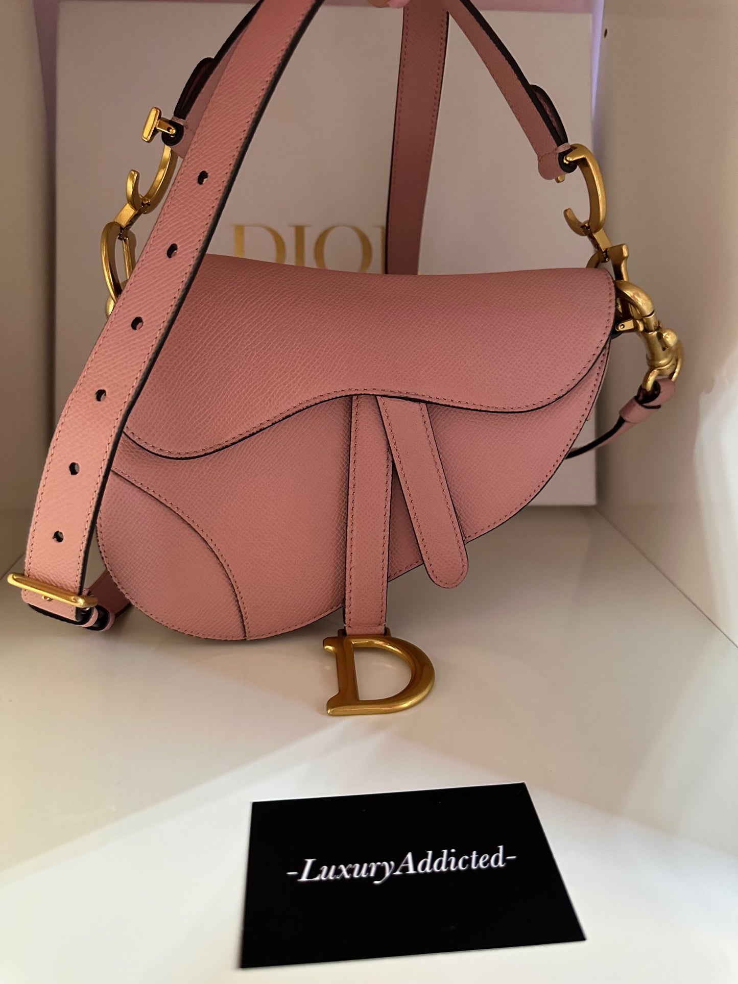 DIOR SADDLE ROSA image 2