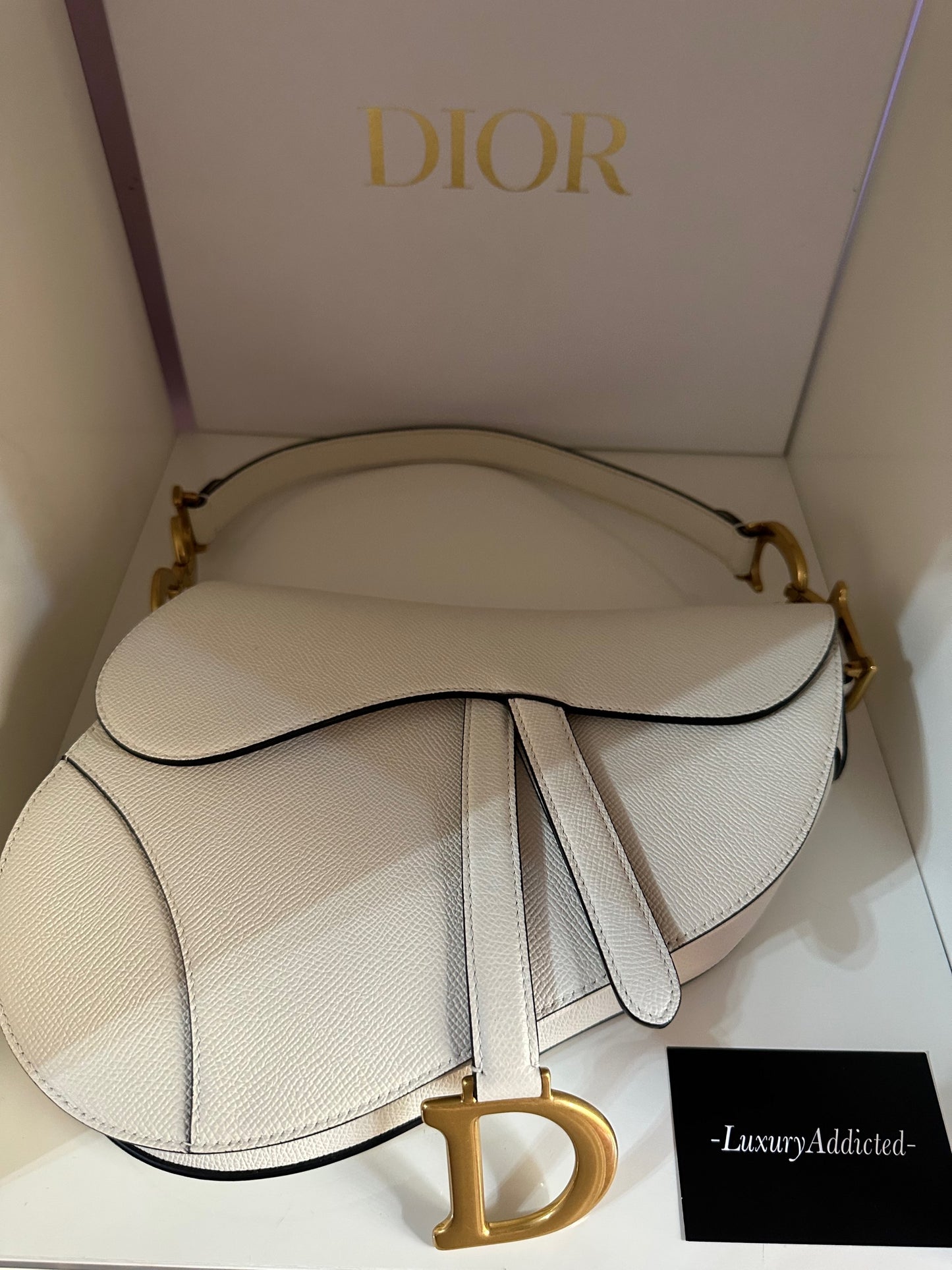 DIOR SADDLE BIANCA image 0