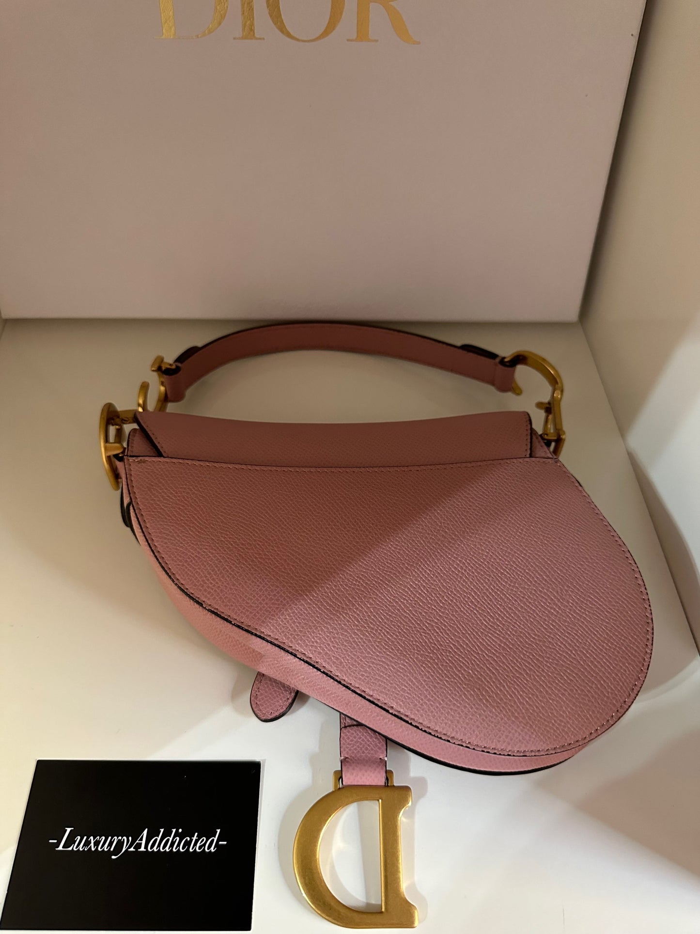 DIOR SADDLE ROSA image 3