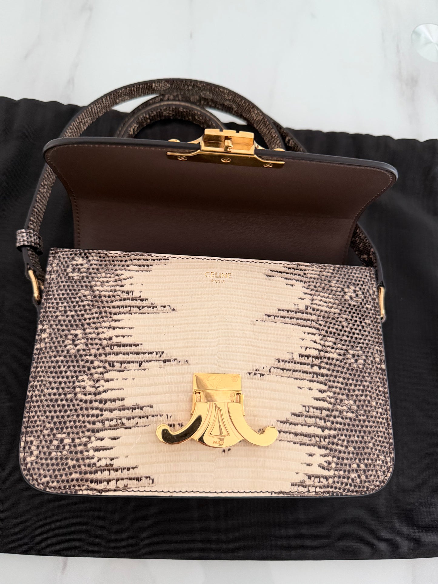 CELINE TRIOMPHE LIZARD