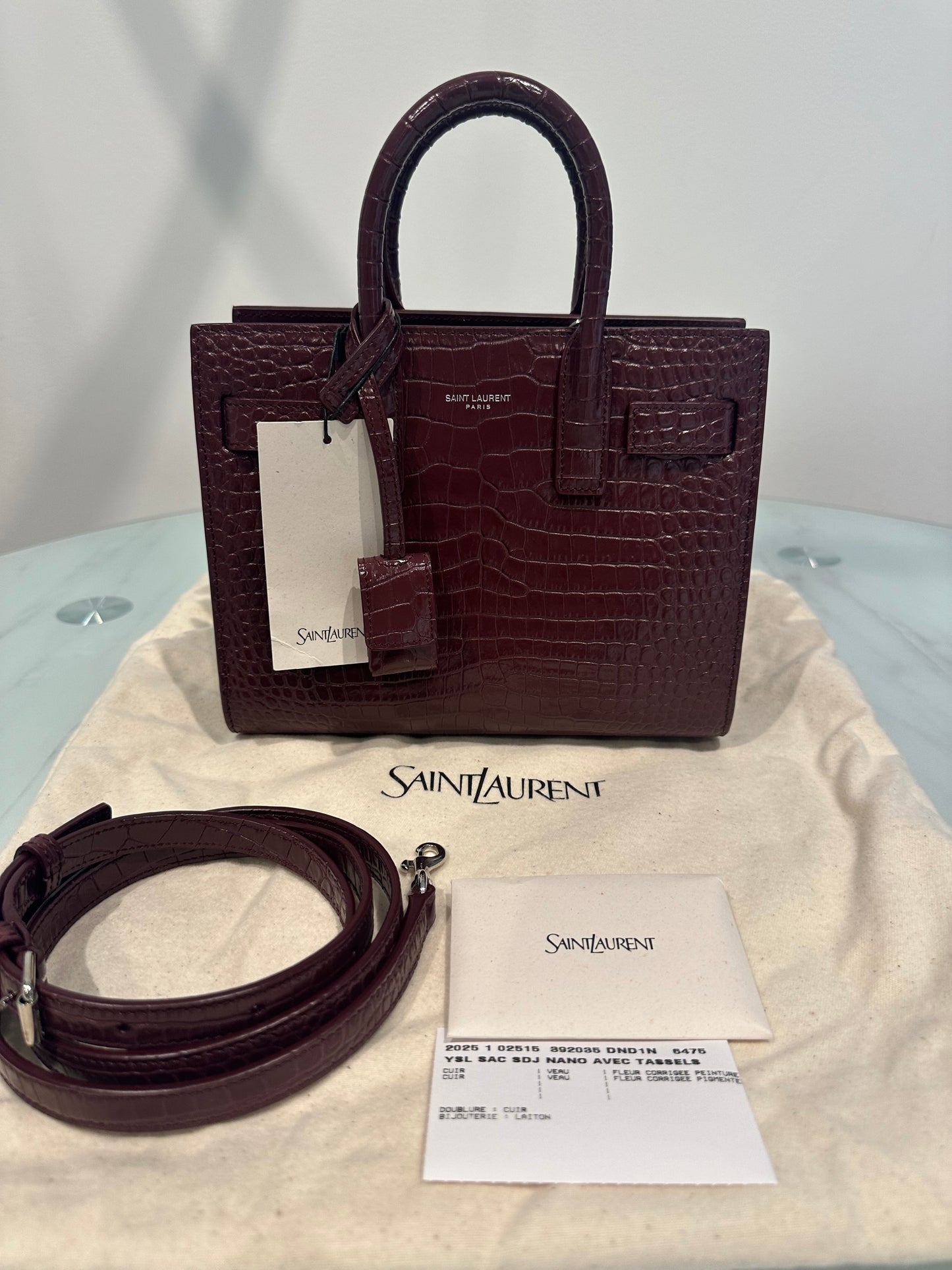 SAINT LAURENT SAC DE JOUR NANO