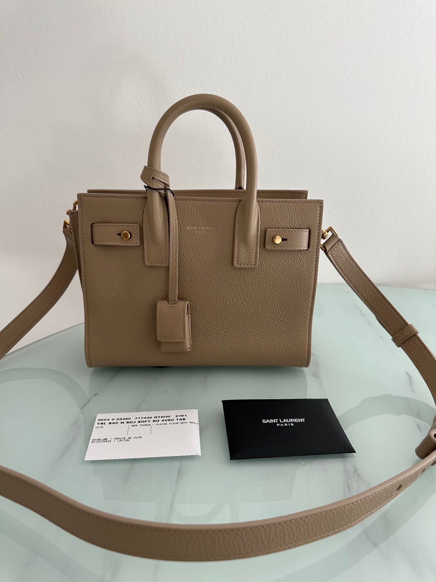 SAINT LAURENT SAC DE JOUR NANO