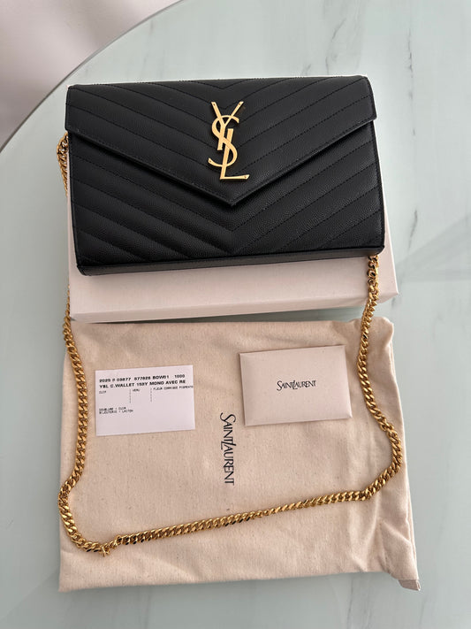 SAINT LAURENT POCHETTE ENVELOPE