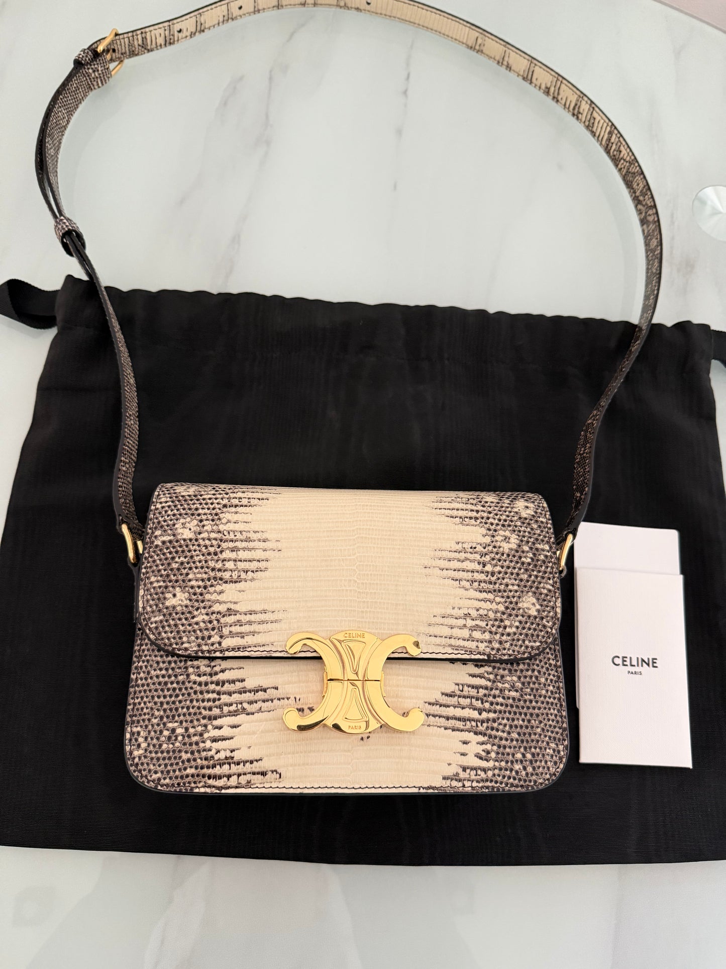 CELINE TRIOMPHE LIZARD